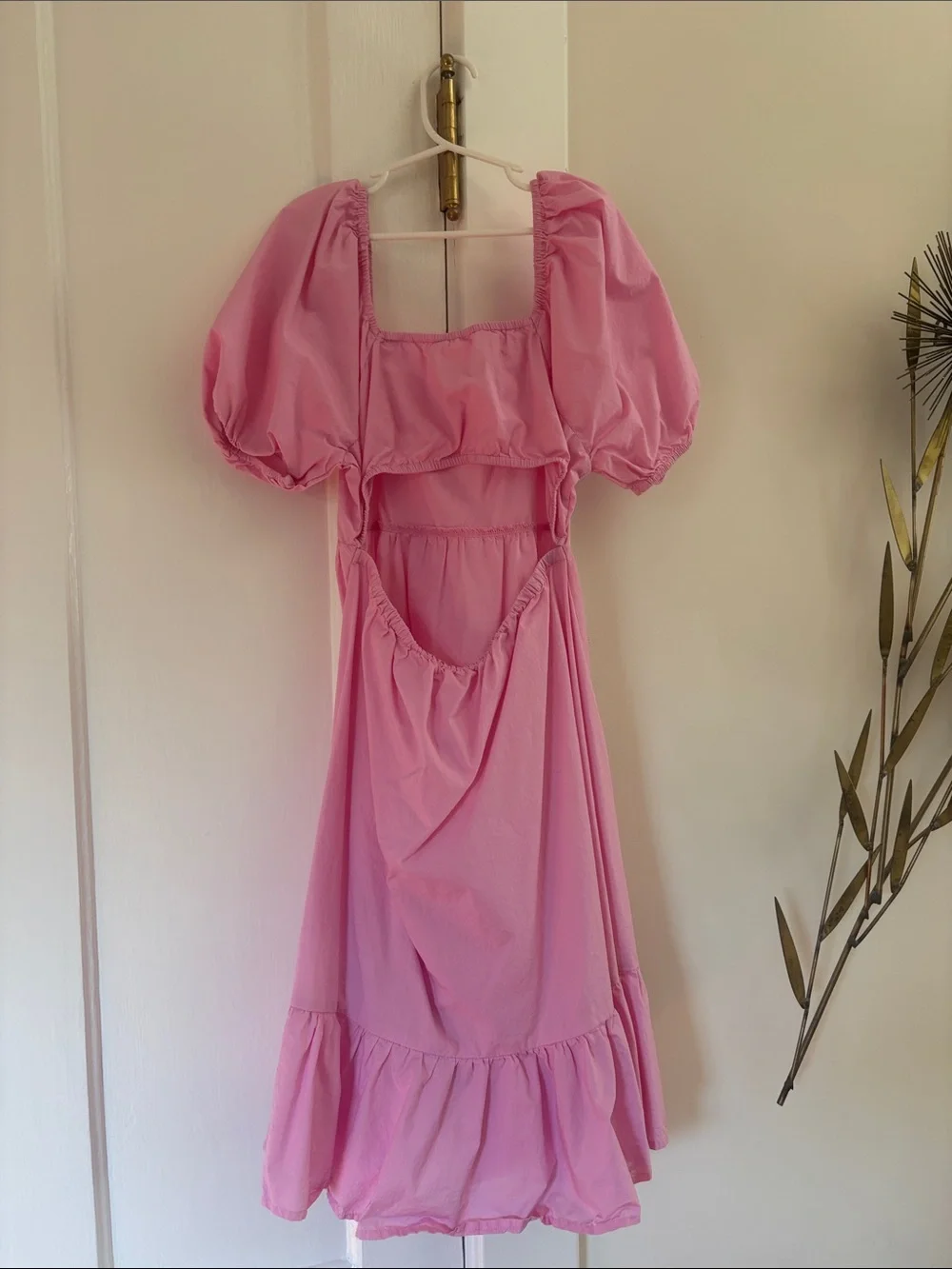 J. Crew Kids: Pink Puff-Sleeve Midi Dress